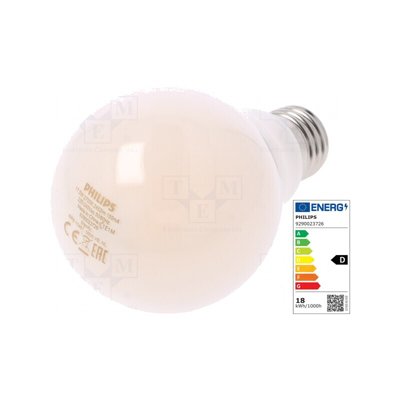Lampă LED E27 17,5W Alb Cald 2700K | Electronic-mag.ro | Componente Electronice