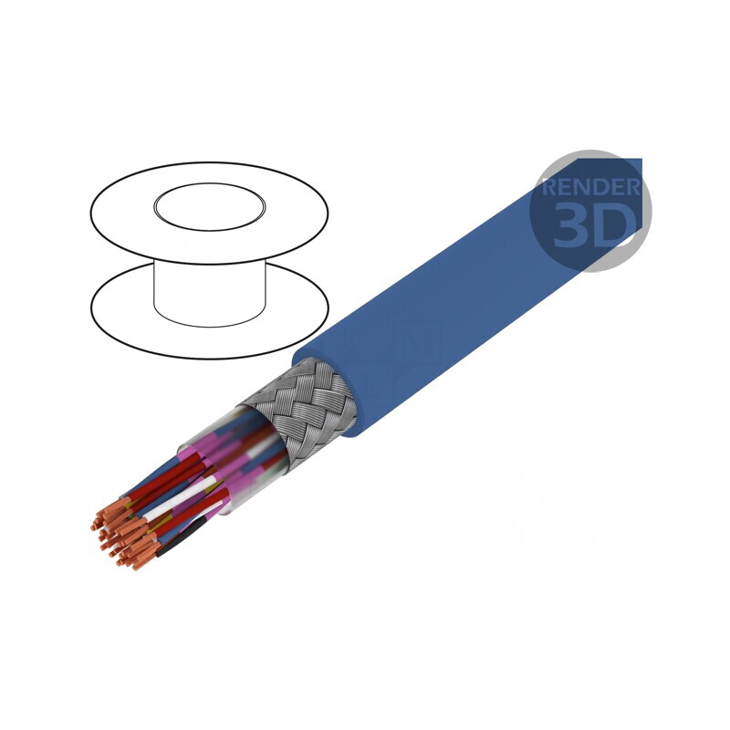 Cablu PVC albastru deschis 16x2x0,5mm2 1kV/2kV | Electronic-mag.ro | Componente Electronice Cablu PVC albastru deschis 16x2x0,5mm2 1kV/2kV | Electronic-mag.ro | Componente Electronice