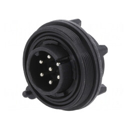 Conector Circular Soclu Tată 7 PIN Buccaneer IP68 | Electronic-mag.ro | Componente Electronice
