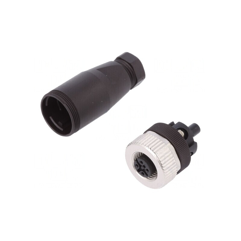 Mufă M12 5 Pin DeviceNet/CANopen IP67 pe Cablu | Electronic-mag.ro | Componente Electronice