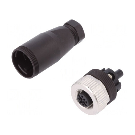 Mufă M12 5 Pin DeviceNet/CANopen IP67 pe Cablu | Electronic-mag.ro | Componente Electronice