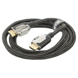 Cablu HDMI 2.1 HDCP 2.2 PVC 1,5m | Electronic-mag.ro | Componente Electronice