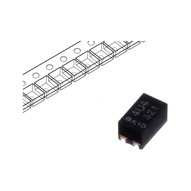 Releu Semiconductor SPST-NO 250mA 40VAC 40VDC SMT G3VM41UR4 | Electronic-mag.ro | Componente Electronice