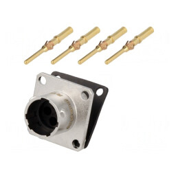 Conector Circular RT360 IP67 4 PIN Crimpat 13A | Electronic-mag.ro | Componente Electronice