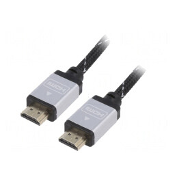 Cablu HDMI 1.4 Textil 7.5m Negru
