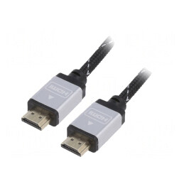 Cablu HDMI 1.4 Textil 7.5m Negru | Electronic-mag.ro | Componente Electronice