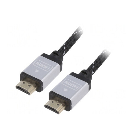 Cablu HDMI 1.4 Textil 7.5m Negru | Electronic-mag.ro | Componente Electronice