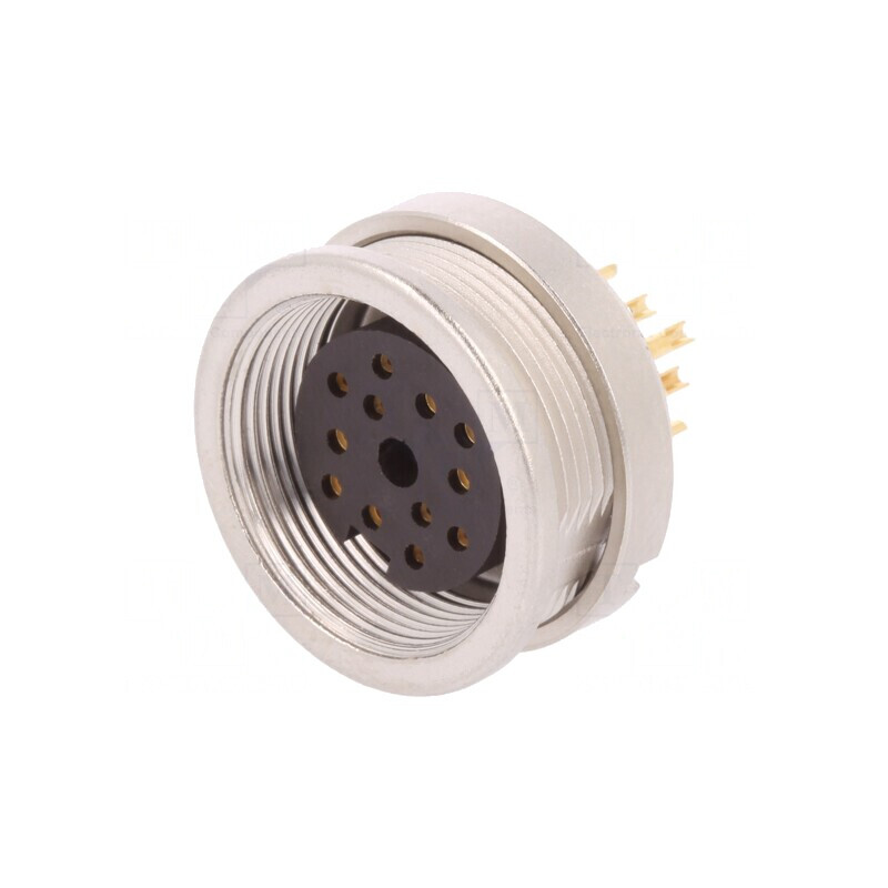 Conector M16 Soclu Mamă 12 PIN 3A 60V IP40 | Electronic-mag.ro | Componente Electronice