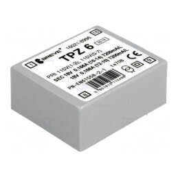 Transformator Alimentare 6VA 115/230V 18V PCB | Electronic-mag.ro | Componente Electronice