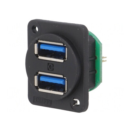 Soclu USB 3.0 A Şir Pini Duble 1,27mm CP30105X | Electronic-mag.ro | Componente Electronice
