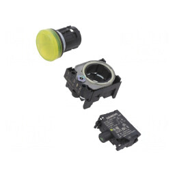 Lumină de control LED Ø22mm IP67 24VAC 25÷70°C | Electronic-mag.ro | Componente Electronice