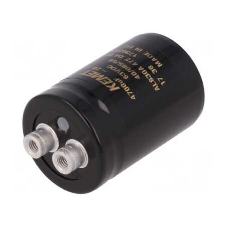Condensator electrolitic 4,7mF 63VDC Ø36x52mm | Electronic-mag.ro | Componente Electronice