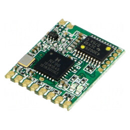 Modul: transceiver | RF | FSK,GFSK,LoRa,OOK | 433,92MHz | RS232,UART | HM-TRLR-S-433