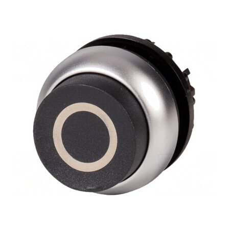 Comutator de Apăsare 22mm Negru | Electronic-mag.ro | Componente Electronice
