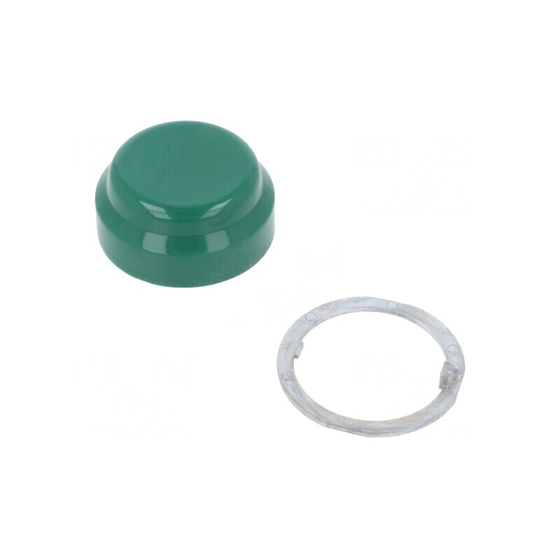 Lentilă buton 30mm verde 9001K | Electronic-mag.ro | Componente Electronice