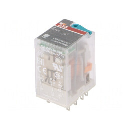 Releu Electromagnetic DPDT 220VDC 12A | Electronic-mag.ro | Componente Electronice