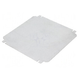 Placă de montare oțel galvanizat 1,5mm 30x30 cm | Electronic-mag.ro | Componente Electronice