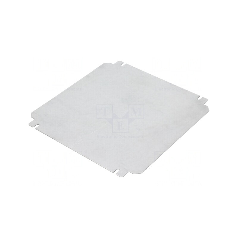 Placă de montare oțel galvanizat 1,5mm 30x30 cm | Electronic-mag.ro | Componente Electronice