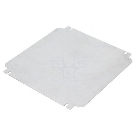 Placă de montare oțel galvanizat 1,5mm 30x30 cm | Electronic-mag.ro | Componente Electronice