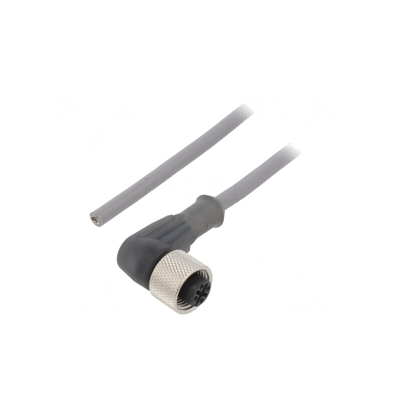 Cablu de Conectare M12 în Unghi 5m 250VAC 3,1A | Electronic-mag.ro | Componente Electronice