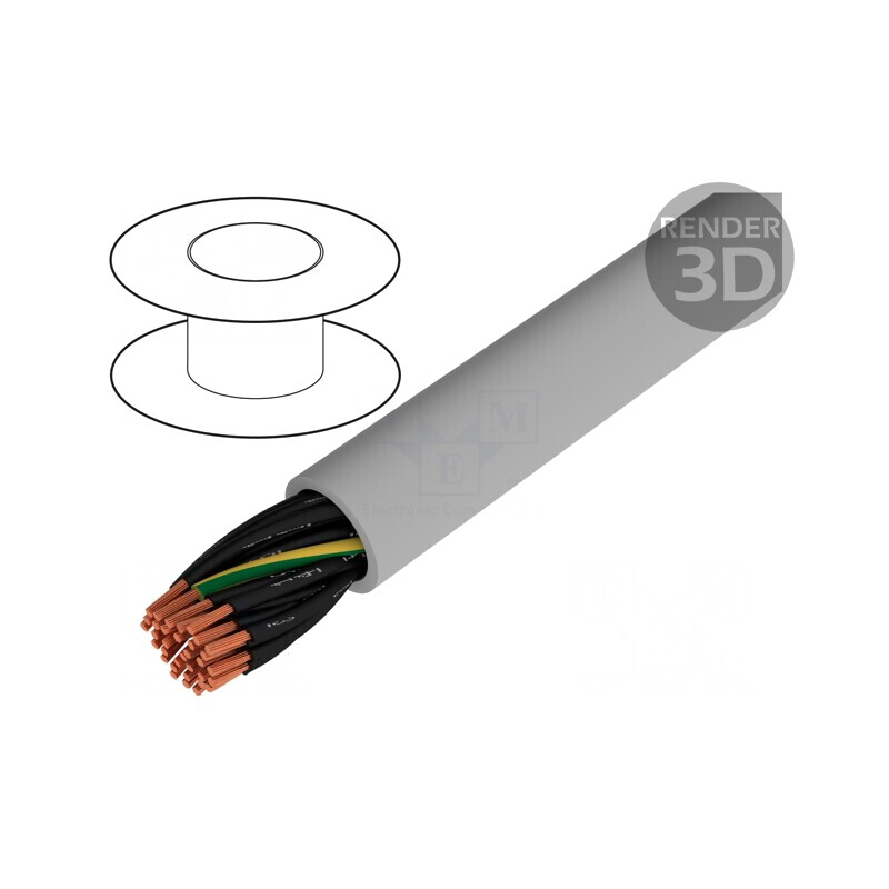 Cablu JZ-500 34G 0,75mm2 Neecranat 300V/500V Gri | Electronic-mag.ro | Componente Electronice Cablu JZ-500 34G 0,75mm2 Neecranat 300V/500V Gri | Electronic-mag.ro | Componente Electronice