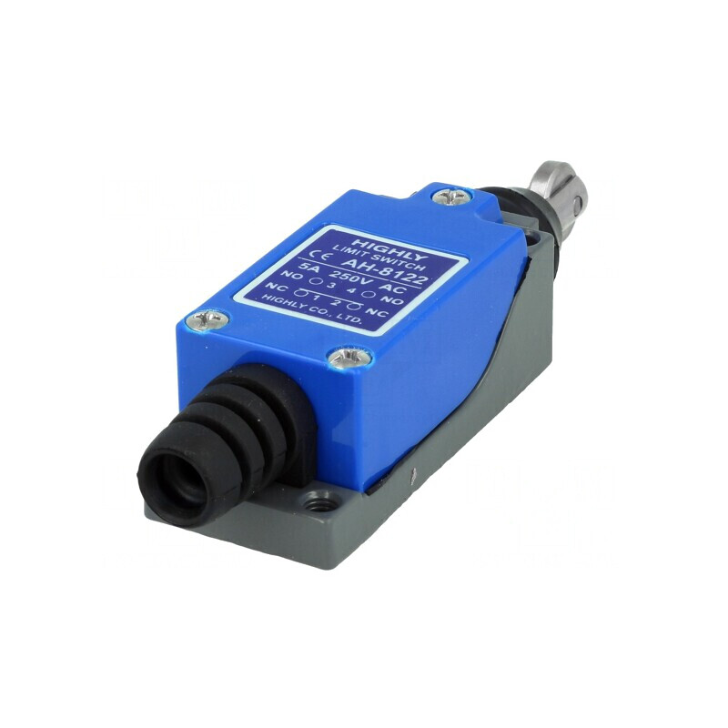 Limitator Cursă Rola Metalică Transversală Ø12,4mm NO NC AH8122 | Electronic-mag.ro | Componente Electronice