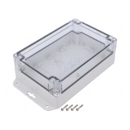 Carcasă Universală ABS Gri Deschis 120x180x60mm | Electronic-mag.ro | Componente Electronice