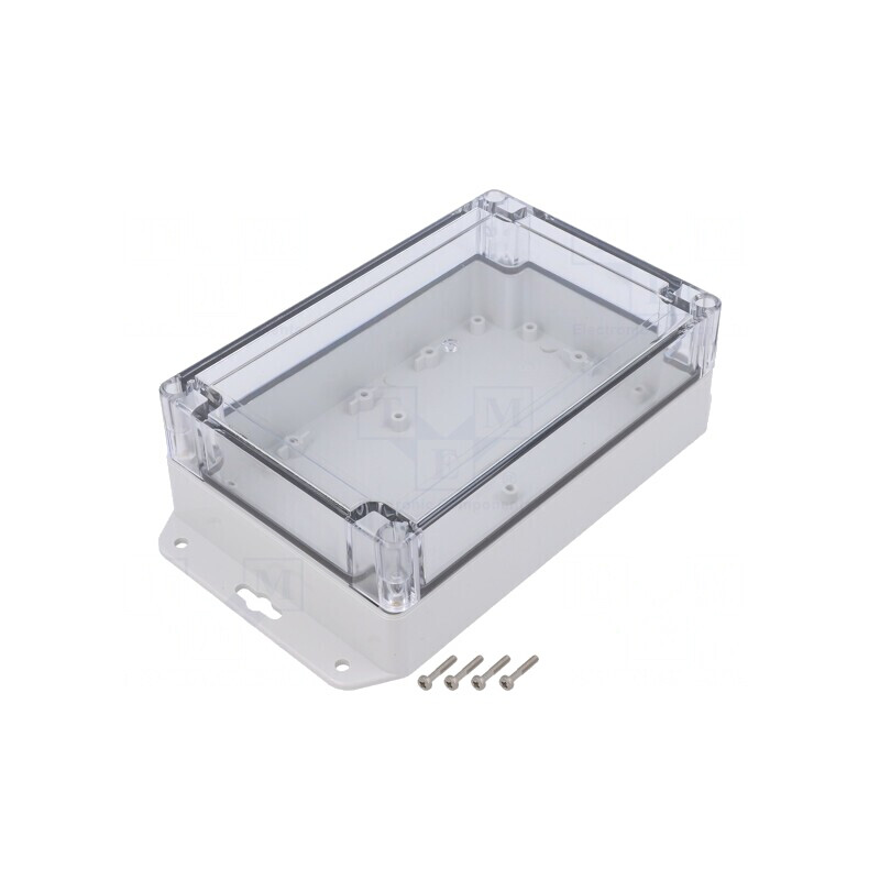 Carcasă Universală ABS Gri Deschis 120x180x60mm | Electronic-mag.ro | Componente Electronice