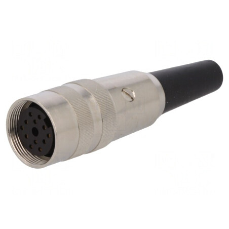 Conector M16 Mufă Mamă 12 Pin Lipire pe Cablu 3A 60V Drept | Electronic-mag.ro | Componente Electronice