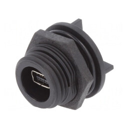 Soclu USB B mini Buccaneer IP68 5 PIN | Electronic-mag.ro | Componente Electronice