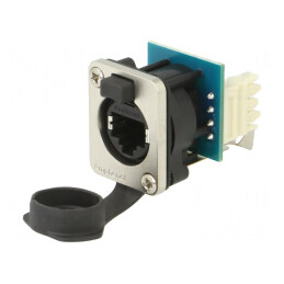 Conector CAT5e Vertical PCB IP54 RJXS8FG6110 | Electronic-mag.ro | Componente Electronice