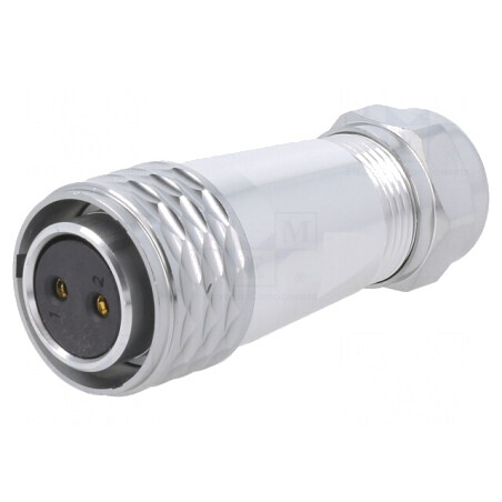 Mufă SA20 Mamă 2 PIN IP67 25A 500V pentru Cablu | Electronic-mag.ro | Componente Electronice