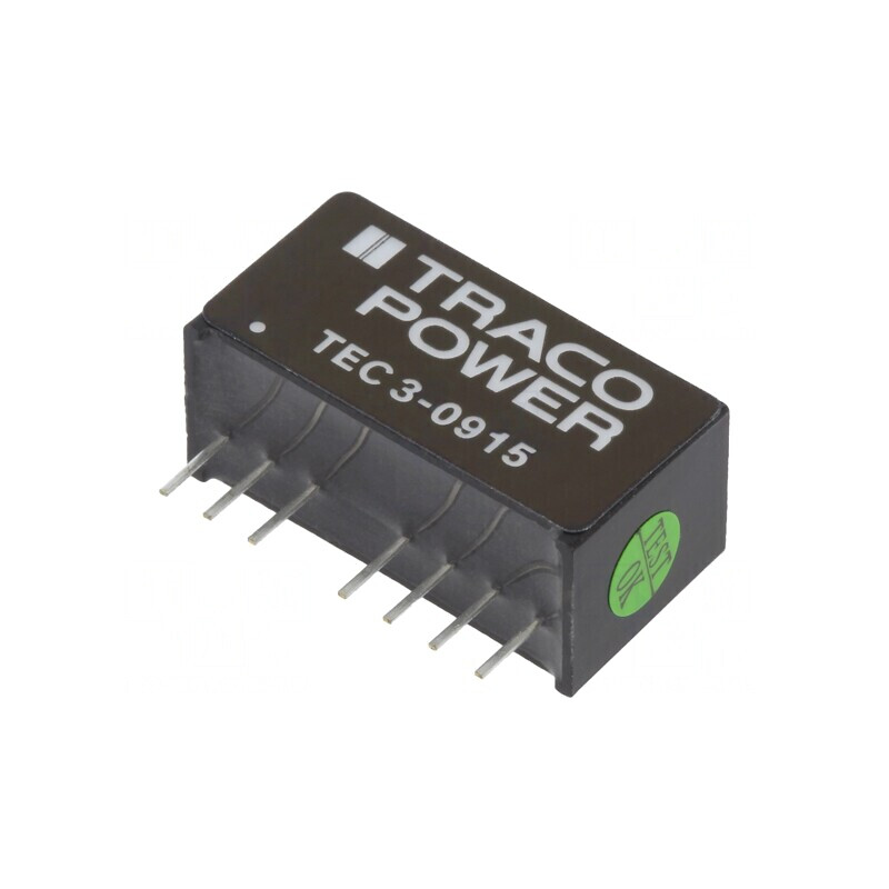 Convertor DC/DC 3W 4.5-13.2V la 24V 125mA TEC 3-0915 | Electronic-mag.ro | Componente Electronice Convertor DC/DC 3W 4.5-13.2V la 24V 125mA TEC 3-0915 | Electronic-mag.ro | Componente Electronice