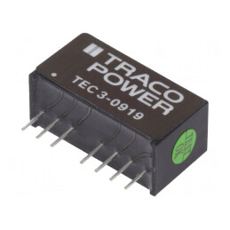 Convertor DC/DC 3W 9V 333mA SIP8 TEC 3-0919 | Electronic-mag.ro | Componente Electronice