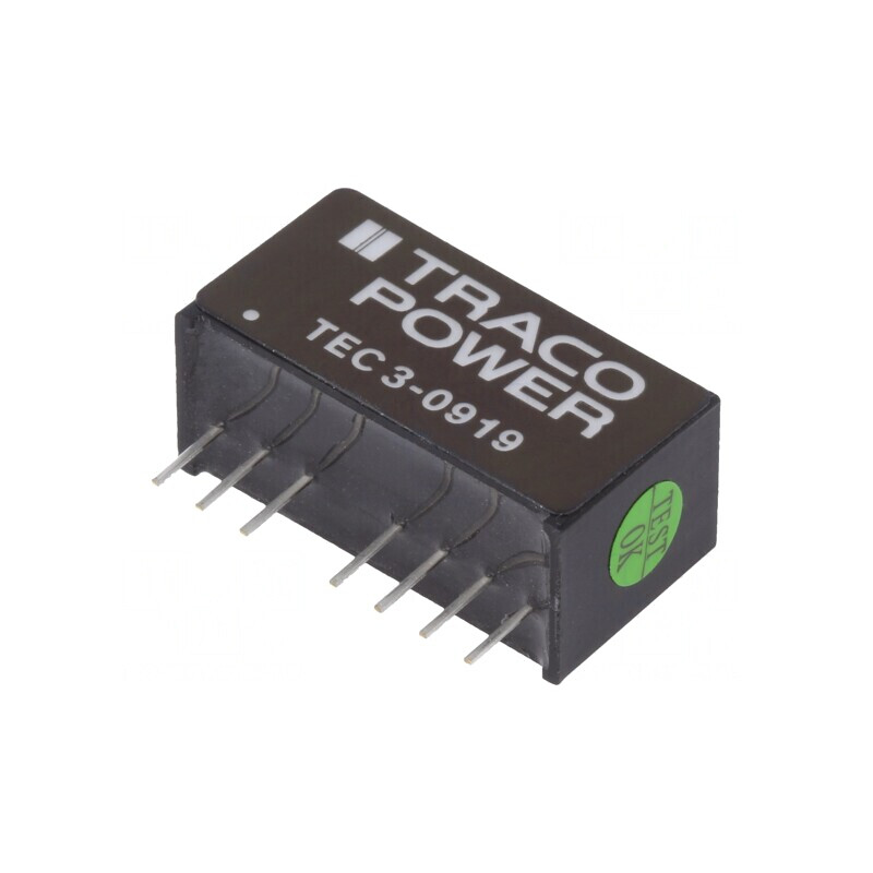 Convertor DC/DC 3W 9V 333mA SIP8 TEC 3-0919 | Electronic-mag.ro | Componente Electronice