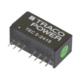 Convertor DC/DC 3W 18-36V la 24V 125mA SIP8 | Electronic-mag.ro | Componente Electronice