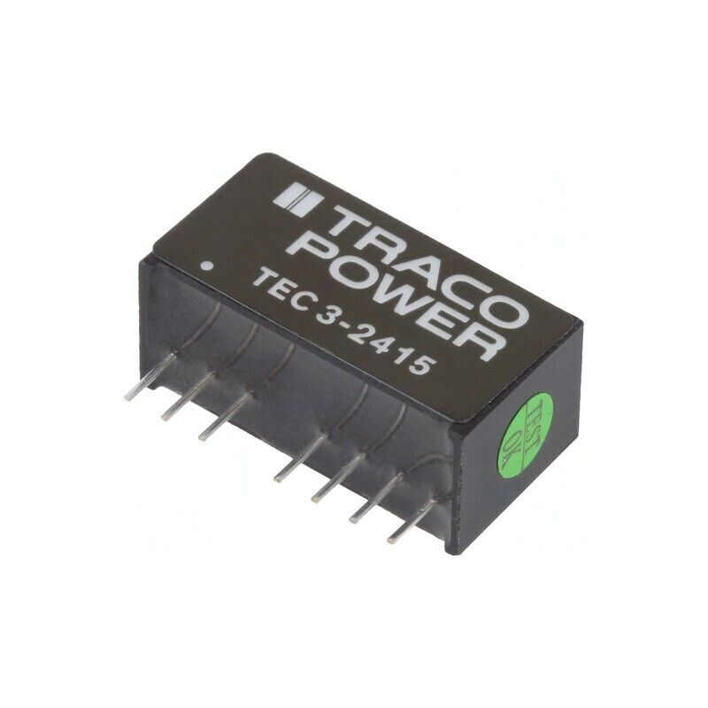 Convertor DC/DC 3W 18-36V la 24V 125mA SIP8 | Electronic-mag.ro | Componente Electronice