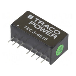 Convertor DC/DC 3W 36-75V la 24V 125mA SIP8 | Electronic-mag.ro | Componente Electronice