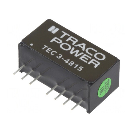 Convertor DC/DC 3W 36-75V la 24V 125mA SIP8 | Electronic-mag.ro | Componente Electronice