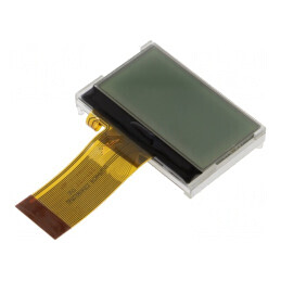 Afișaj LCD Grafic 128x64 FSTN 45x29mm | Electronic-mag.ro | Componente Electronice