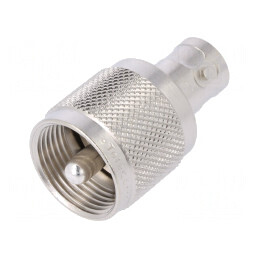 Adaptor BNC Mamă UHF Tată Drept | Electronic-mag.ro | Componente Electronice