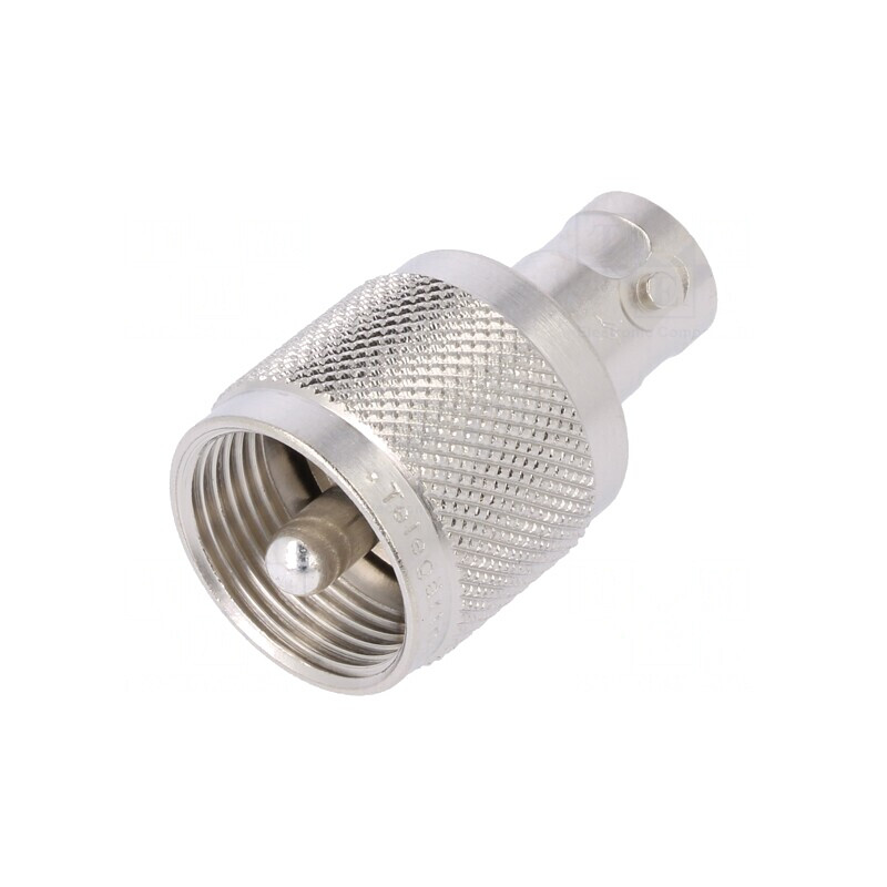 Adaptor BNC Mamă UHF Tată Drept | Electronic-mag.ro | Componente Electronice