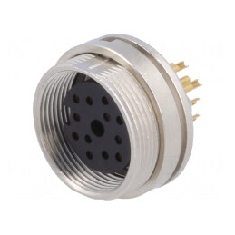 Conector M16 Soclu Mamă 12 PIN 3A 60V IP40 | Electronic-mag.ro | Componente Electronice
