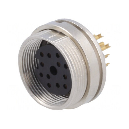 Conector M16 Soclu Mamă 12 PIN 3A 60V IP40 | Electronic-mag.ro | Componente Electronice