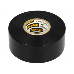 Bandă electroizolantă neagră 25mm x 11m | Electronic-mag.ro | Componente Electronice