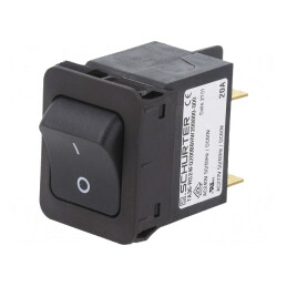 Întrerupător de supracurent 240VAC 60VDC 20A DPST MCB | Electronic-mag.ro | Componente Electronice