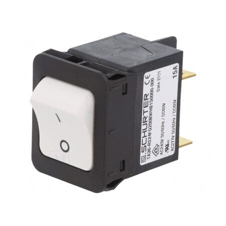 Întrerupător de Supracurent 240VAC 60VDC 15A DPST MCB | Electronic-mag.ro | Componente Electronice