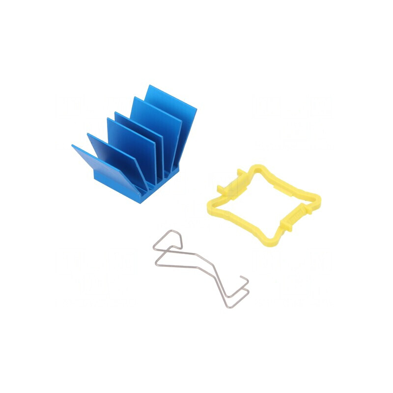 Radiator extrudat cu aripioare BGA albastru 17x17mm | Electronic-mag.ro | Componente Electronice Radiator extrudat cu aripioare BGA albastru 17x17mm | Electronic-mag.ro | Componente Electronice