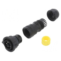 Conector Circular Tată 5-Pin cu Șurub X-Lok | Electronic-mag.ro | Componente Electronice