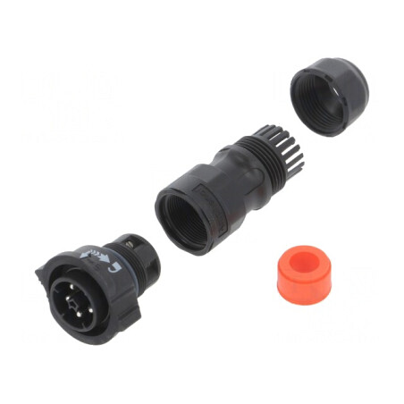 Conector circular tată 5 pini cu șurub X-Lok | Electronic-mag.ro | Componente Electronice